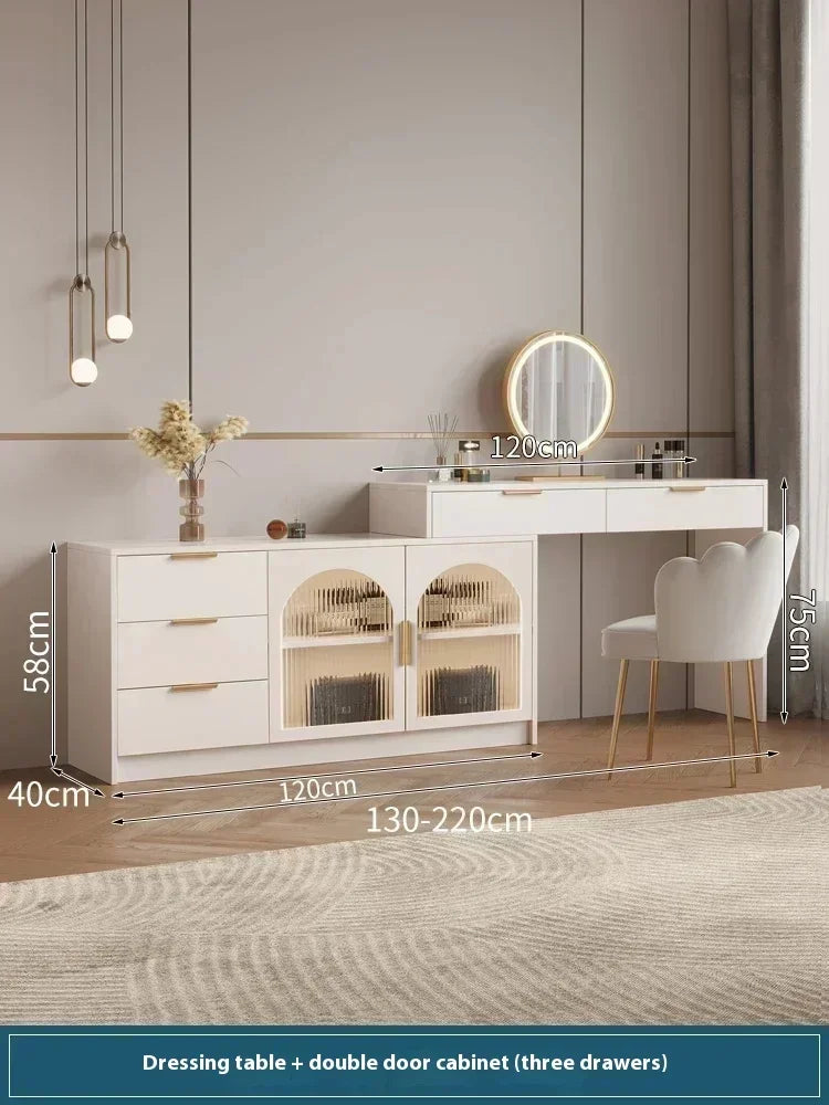 Girl's Modern Vanity Set with Drawer