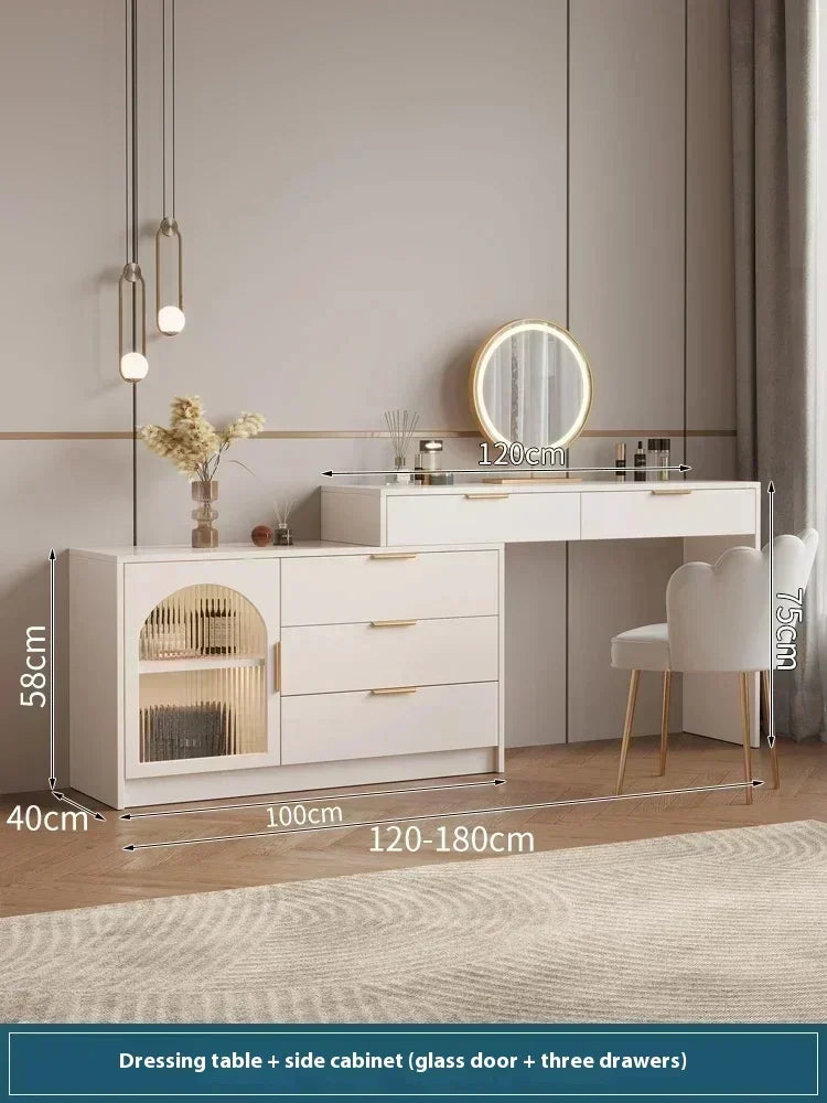 Girl's Modern Vanity Set with Drawer