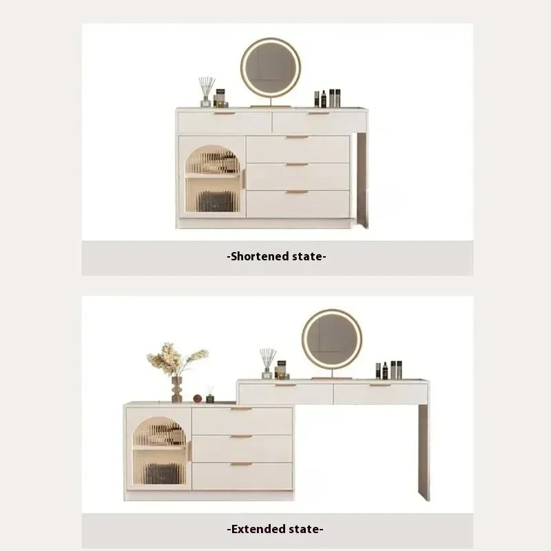 Girl's Modern Vanity Set with Drawer